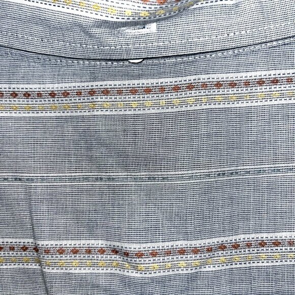 ALL SAINTS ALLSAINTS Long Sleeve Button Up Men's Shirt - Southwestern Stripe XXL - Picture 7 of 11